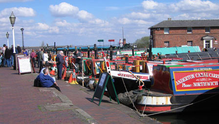 Boat gathering at Ellesmere Port